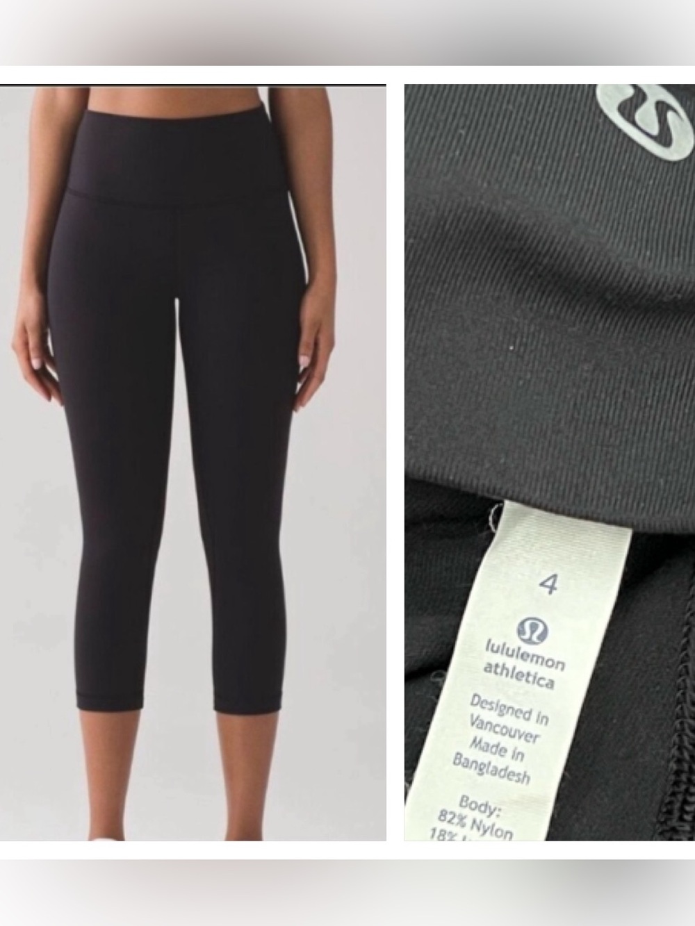 Lululemon Wunder Under Crop Legging 21” NWOT